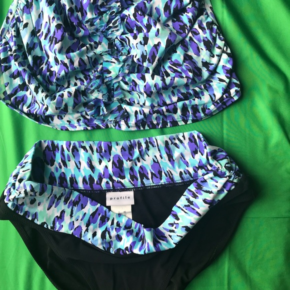 Gottex Profile 2 piece tankini in Blue 😎 - Picture 3 of 7